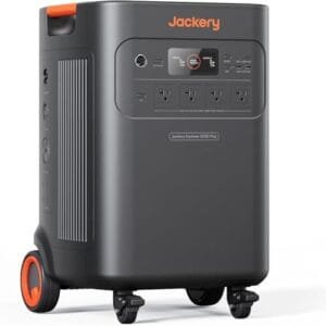 Jackery Solar Generator 5000 Plus Portable Power Station, 5040Wh LiFePO4 Battery, 120V/240V 7200W AC Output, Whole-Home Backup, Expandable to 60kWh for Home Use, Power Outages (Solar Panel Optional)
