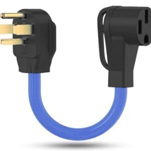JL Gears NEMA 14-30P to 14-50R 1FT EV Charger Adapter Cord, 30 Amp Dryer Plug to 50 Amp EV for Level 2 Charging, UL Listed