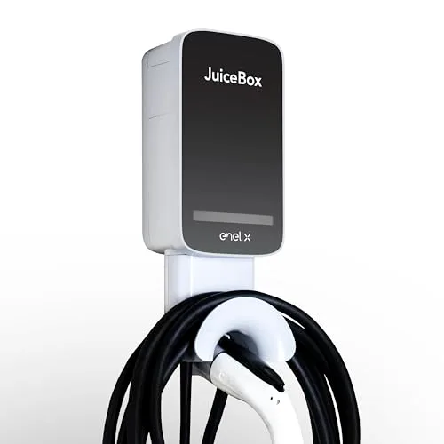 JuiceBox 32 Smart Electric Vehicle (EV) Charging Station with WiFi - 32 amp Level 2 EVSE, 25-Foot Cable, UL and Energy Star Certified, Indoor/Outdoor Use (NEMA 14-50 Plug, Gray)