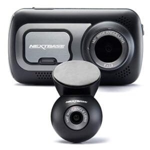 Nextbase 522GW Dash Cam Front and Rear Camera Small with App- 1440P/30fps Quad HD with Wi-Fi Bluetooth 10Hz GPS- Built-in Alexa- Night Vision- Parking Mode- 280/360 Degree Dual 6 Lane Wide Recording