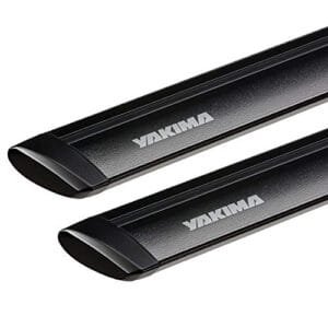 YAKIMA, JetStream Bar Aerodynamic Crossbars for Roof Rack Systems, Set of 2, Black, Small (50")