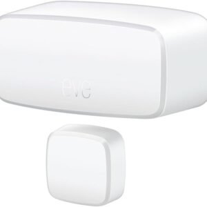 Eve Door & Window (Matter) – Smart Contact Sensor for Doors & Windows, Open/Closed State, Automatic Control of Accessories, Matter Over Thread, Apple Home, Alexa, Google Home,...