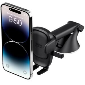 iOttie Easy One Touch Advanced Universal Car Mount Dashboard & Windshield Suction Cup Phone Holder for iPhone, Samsung, Google, All Smartphones