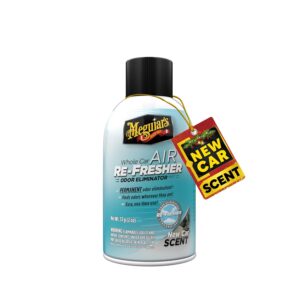 Meguiar's G16402 Whole Car Air Re-Fresher Odor Eliminator Mist, New Car Scent, 2 Fluid Ounces