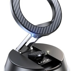 NeverFall Car Phone Holder for MagSafe [78+LBS Ultra Grip | 2400gf Magnetic Power] 360° Foldable Car Mount Cell Phone Holders for Your Car for iPhone 17-12 All Smartphones,...