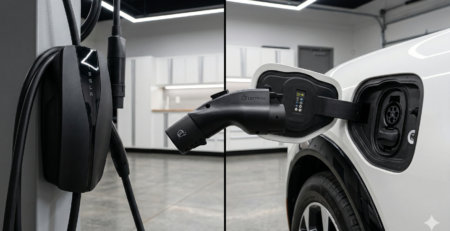 Charging a Ford Mustang Mach-E using a Tesla Mobile Connector and a certified J1772 adapter