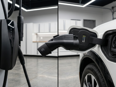 Charging a Ford Mustang Mach-E using a Tesla Mobile Connector and a certified J1772 adapter