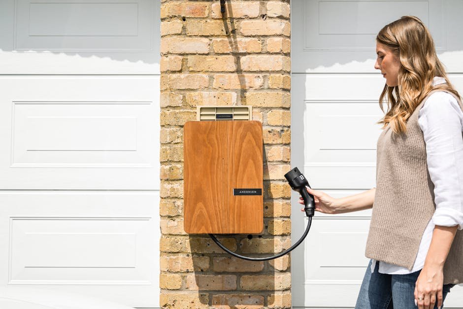 Heavy-duty EV charger wall mount installation